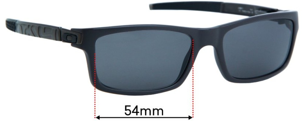 Oakley Currency OX8026 Replacement Sunglass Lenses - 54mm Wide
